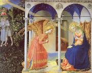 Fra Angelico Detail of the Annunciation oil painting reproduction